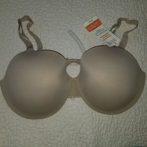 Nude full coverage bra